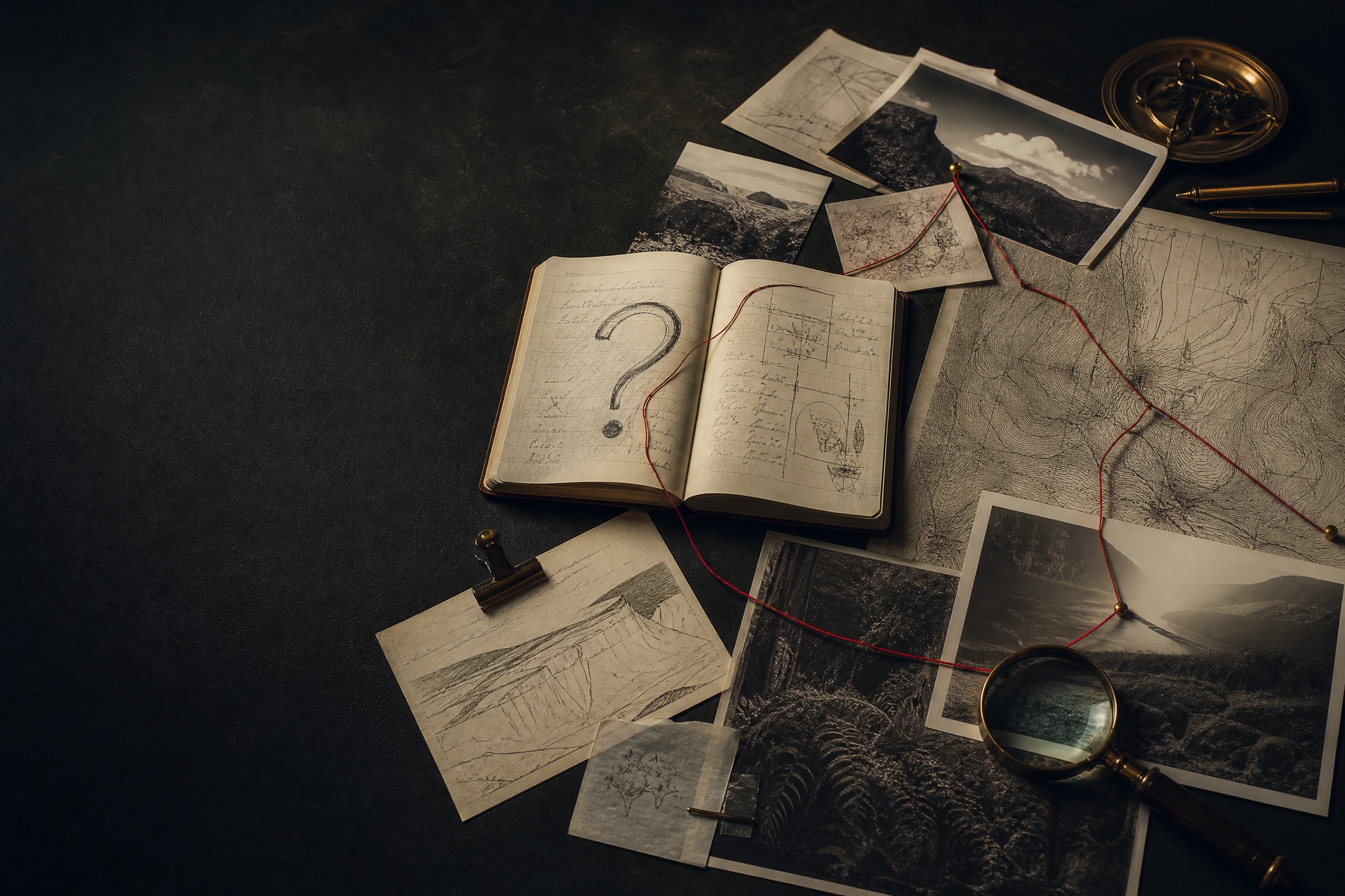 AURETH editorial visual representing curiosity, exploration, and connected stories
